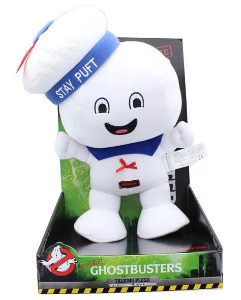 Ghostbusters Stay Puft Marshmallow Man Talking Plush Toy - Walmart.com - Walmart.com