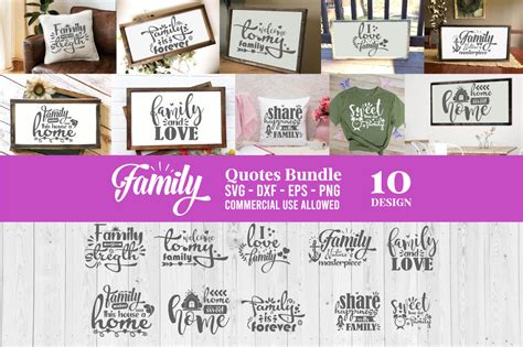 Family Quotes Bundle SVG | Karimoos