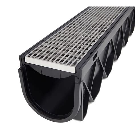 RELN 40 in. Storm Drain Deep Channel Drain Series with Architectural ...