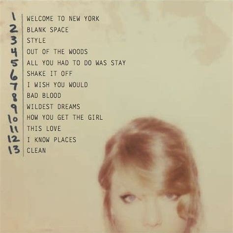 Taylor Swift 1989 Album