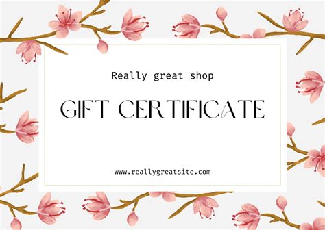 Gift Certificate Template Last minute Coupons Canva Add Logo to Gift Card Editable ROSE GOLD ...