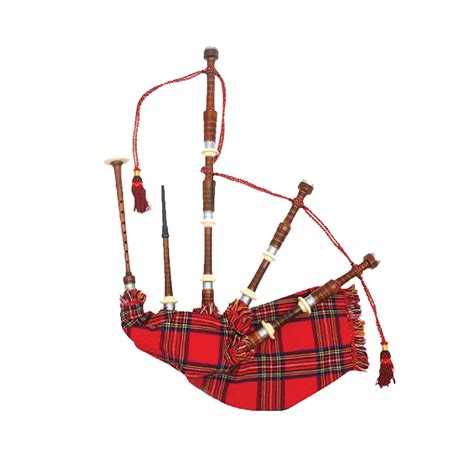 Bagpipe - Rose Wood, Full Engraved Metal Mounts - Scottish Retail