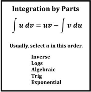 Integration by Parts