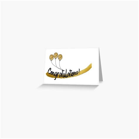 "Congratulations card in gold color" Greeting Card for Sale by ...