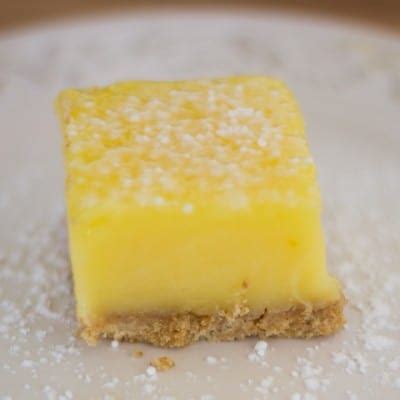 Frozen Lemon Bars Recipe - Domestically Speaking