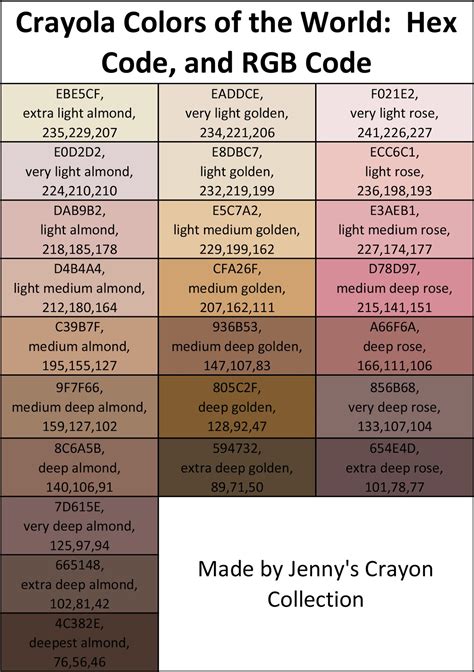 Complete List of Current Crayola Crayon Colors (2024)