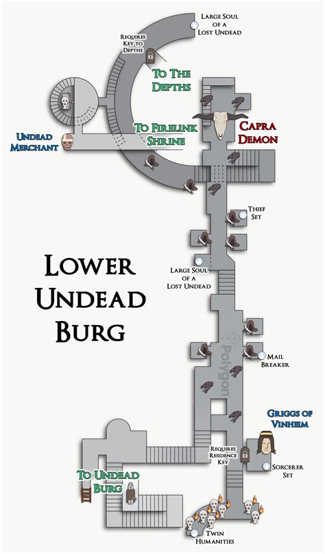 Dark Souls Depths Map – Map Of The Usa With State Names