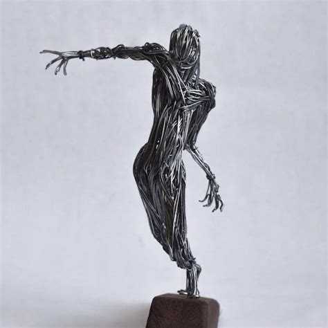 Fury the Wire Sculpture Wire Figurine Metal Sculpture Human - Etsy