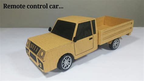 How to make a Car with cardboard || working model school project - YouTube