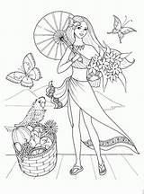 Coloring Pages Models sketch template
