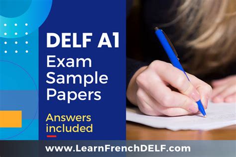 DELF A1 Exam Sample Papers with Answer Keys and Transcripts