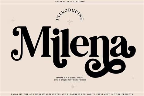 Milena Font - Dfonts