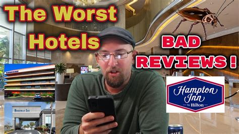 The Worst Hotel Reviews! #reviews #hotels #onestar - YouTube