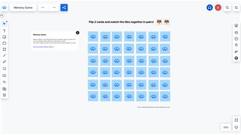 Memory Game Template | Whiteboards.io