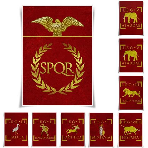 Roman Legion Symbols Spqr