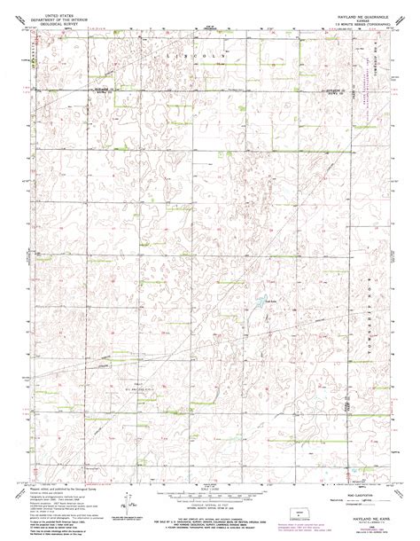 Haviland NE, KS Topographic Map - TopoQuest