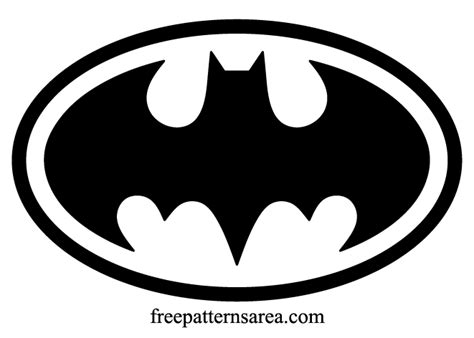 Batman Logo Symbol and Silhouette Stencil Vector | FreePatternsArea