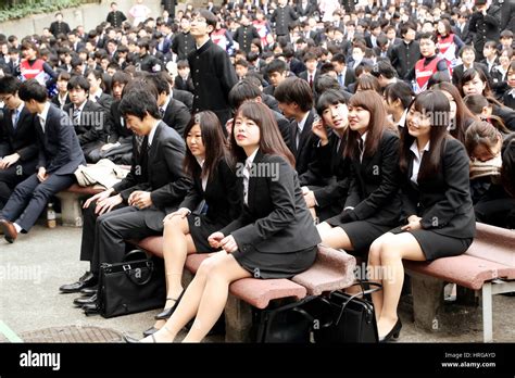 Tokyo, Japan. 1st Mar, 2017. Japanese college students in dark suits attend a kick off event to ...