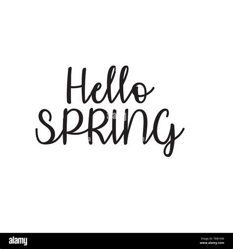 Hello spring banner design vector illustration Stock Vector Image & Art - Alamy