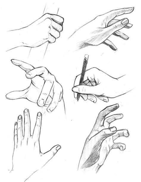 Drawing Hands Different Poses | This was one of my favourite assignments to date in Life drawing ...