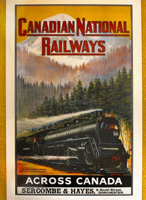 Vintage Canadian National Railways Logo Editorial Photography - Image ...