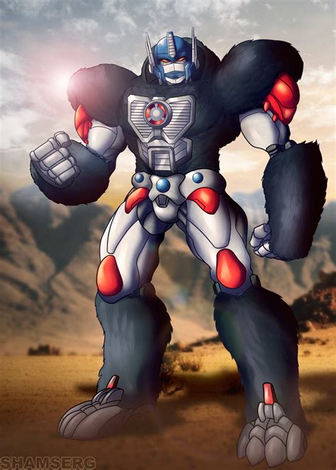 Optimus Primal - Beast Wars - commission by shamserg on DeviantArt