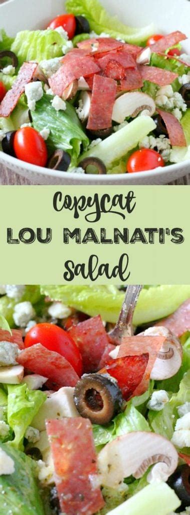 Copycat Lou Malnati's Salad - Foodtastic Mom