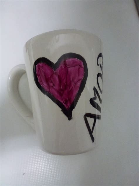 El mundo de Saandry: DIY Taza porcelana