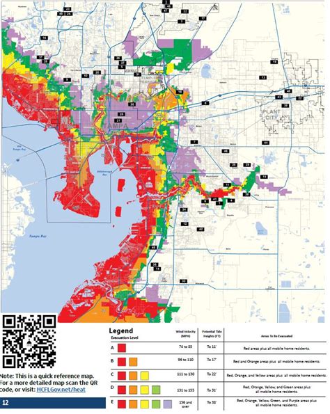 City of Tampa on Twitter: "⚠️ EVACUATION ZONES ⚠️#N#Save this printable ...