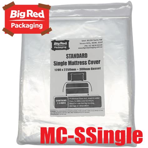 STANDARD Single Mattress Cover | Big Red Packaging