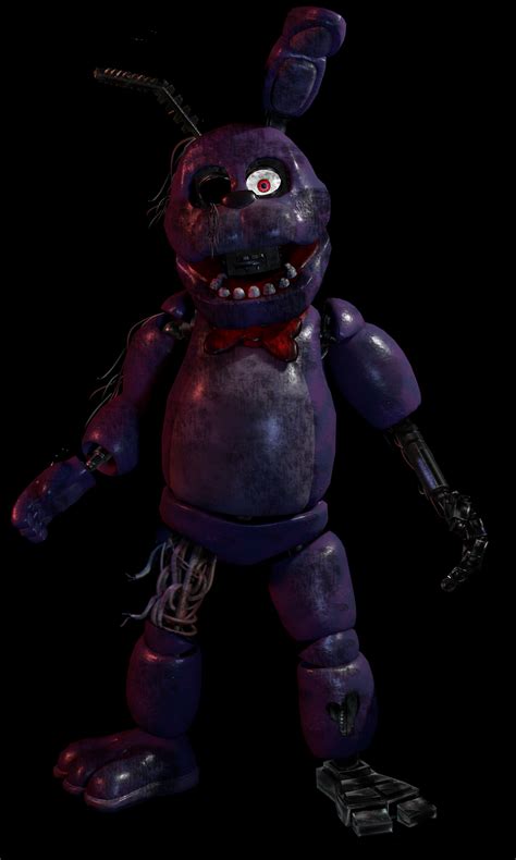 Decided to make a FNAF 1 Withered Bonnie! The original render is by Ramchupi. : fivenightsatfreddys