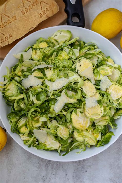 Shaved Brussels Sprouts Salad - Only 6 Ingredients