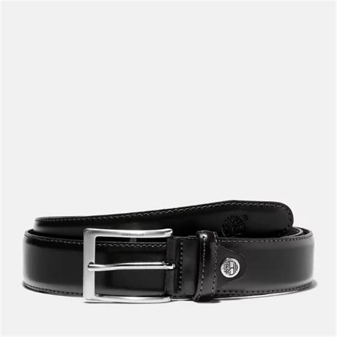 Classic Leather Belt for Men in Black | Timberland