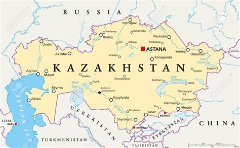 Astana Kazakhstan map - Map of astana Kazakhstan (Central Asia - Asia)