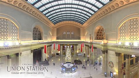 Chicago Union Station Renovation Time-Lapse - YouTube