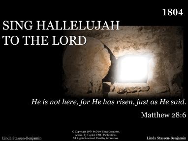 SING HALLELUJAH TO THE LORD | R. J. Stevens Music