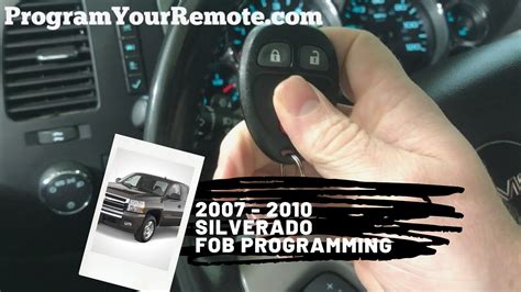 2012 Chevy Silverado 1500 Key Fob Programming