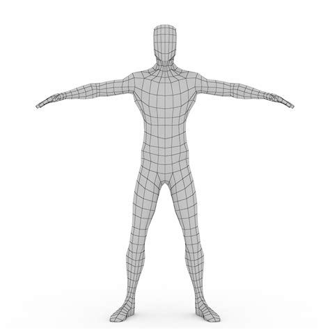 Bodybuilder Male Base Mesh in A Pose 3D Model $19 - .3ds .max .c4d .dae ...