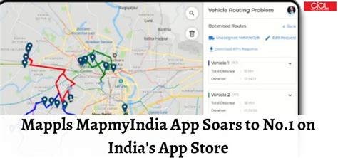 Mappls MapmyIndia App Soars to No.1 on India's App Store