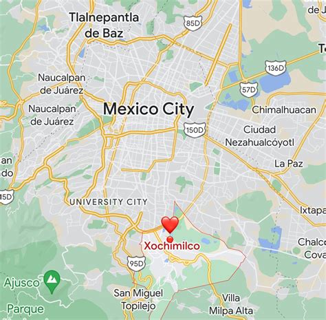 Maps Of Xochimilco Borough Location Map Mexico City Mapa Owje | The Best Porn Website