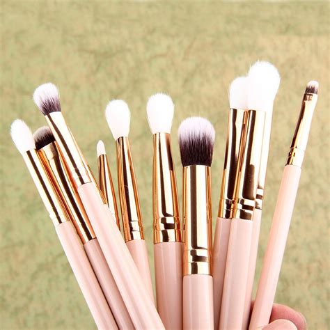 12Pcs Cosmetic Brushes Set Eyeshadow Eyebrow Lip Makeup Brushes | BeautyBigBang