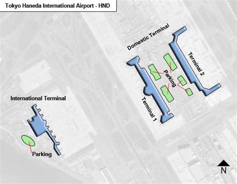 Tokyo Haneda HND Airport Terminal Map