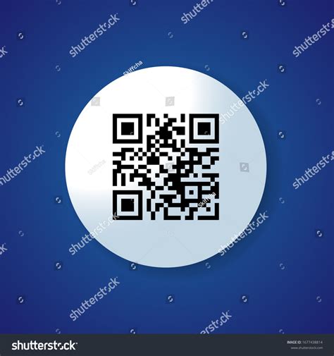 Realistic Qr Code Black Icon Qr Stock Vector (Royalty Free) 1677438814 ...