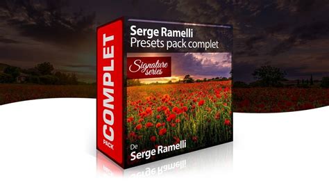 Serge ramelli lightroom signature presets collection - worot