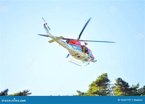 Paramedic in Action on Rescue Helicopter Editorial Photography - Image of security, safety: 16367197