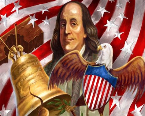 Independence Day 5, Liberty Bell, Eagle, Benjamin Franklin, Independence Day, HD wallpaper | Peakpx