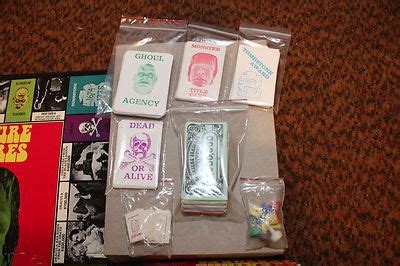 VINTAGE CREATURE FEATURES BOARD GAME LIBRARY EDITION 1970s NICE ...