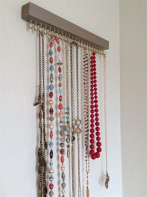 Large Wall Jewelry Organizer | Necklace Storage Containers | Wall Mount ...