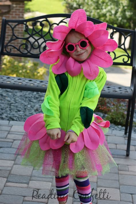 DIY Flower Costume ~ Reading Confetti