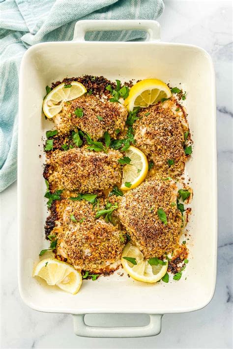 Lemon Pepper Chicken Thighs - This Healthy Table